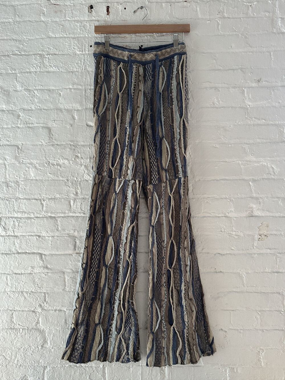 Kapital7 G Knit Gaudy Flared Pants